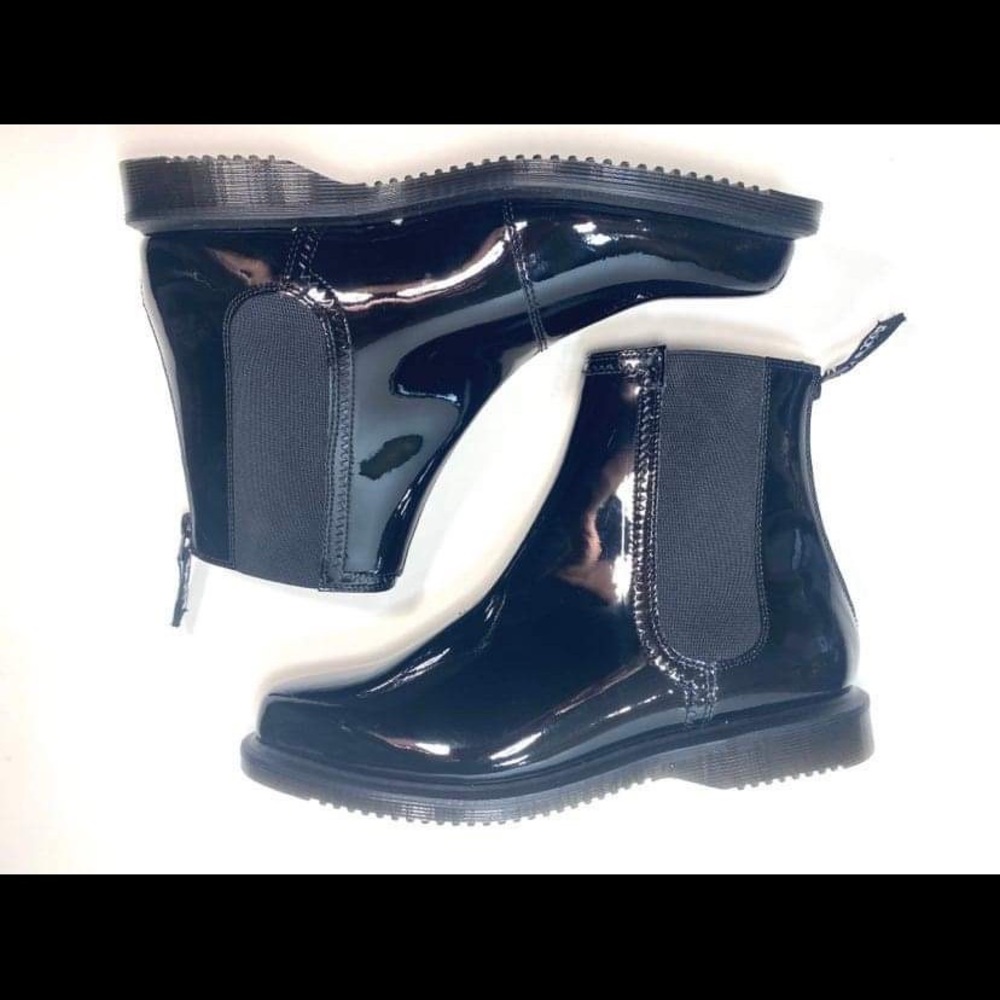Dr.Martens Zillow Black Glossy Patent Leather Boors - Picture 6 of 14